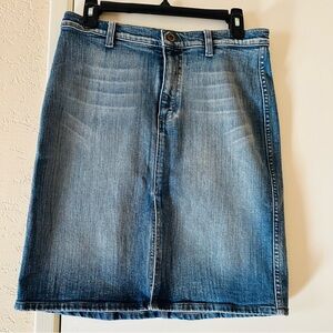 Mavi Denim Skirt/ Medium Knee Length Stretch